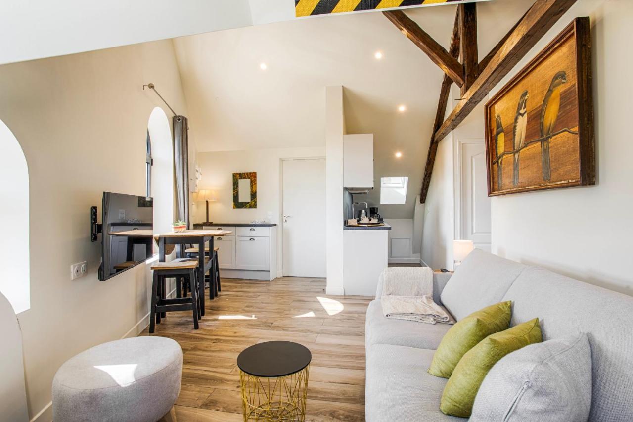 Beau L.O.F.T. Sous Les Toits - Vue Sur Mer 2 A 4 Personnes - Residence La Vague Houlgate Eksteriør billede